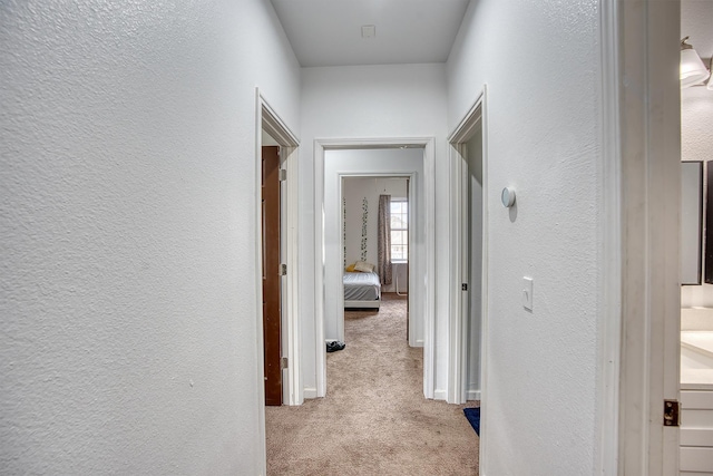 1062 Bassett St, Orange, TX 77632 - corridor with carpet floors and a textured wall