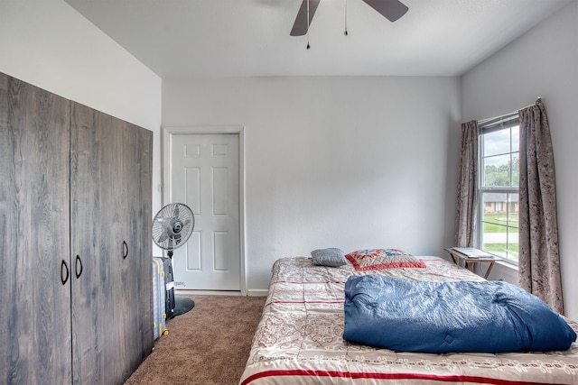 1062 Bassett St, Orange, TX 77632 - bedroom with carpet floors, baseboards, and ceiling fan