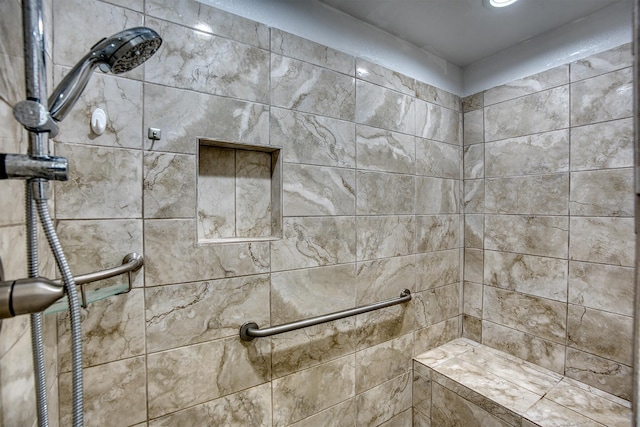 1062 Bassett St, Orange, TX 77632 - bathroom with tiled shower