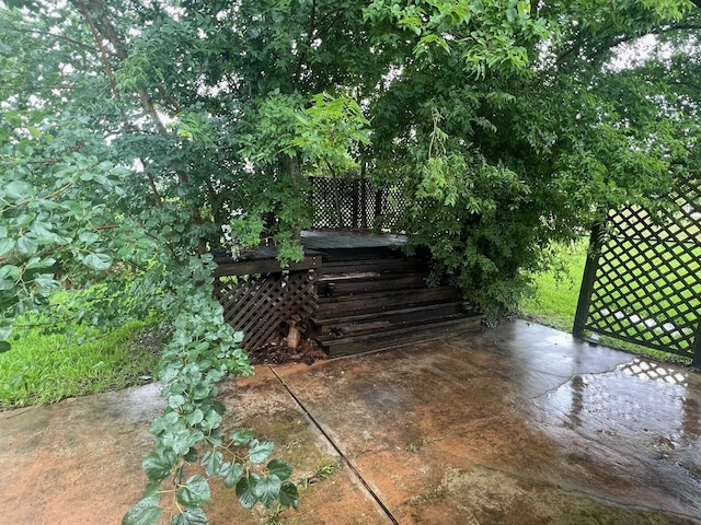3808 Rachel Ave, Port Arthur, TX 77642 - view of patio / terrace with a deck