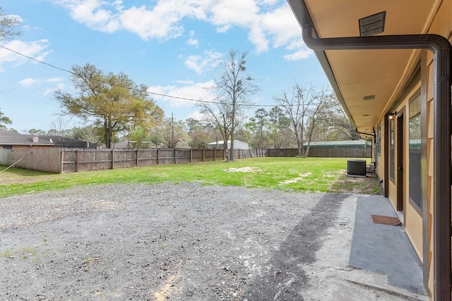 view of yard featuring a patio area