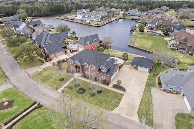 302 Waterwood Dr, Orange, TX 77630 - view of property location with nearby suburban area and a nearby body of water
