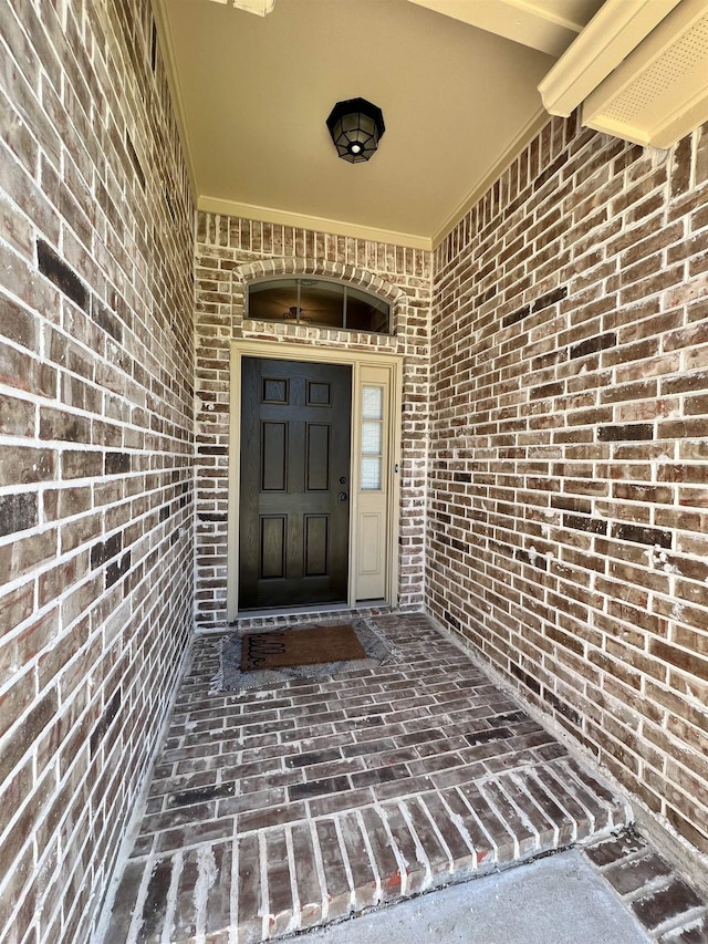 513 Harbor Oaks Dr, Beaumont, TX 77706 - doorway to property featuring brick siding
