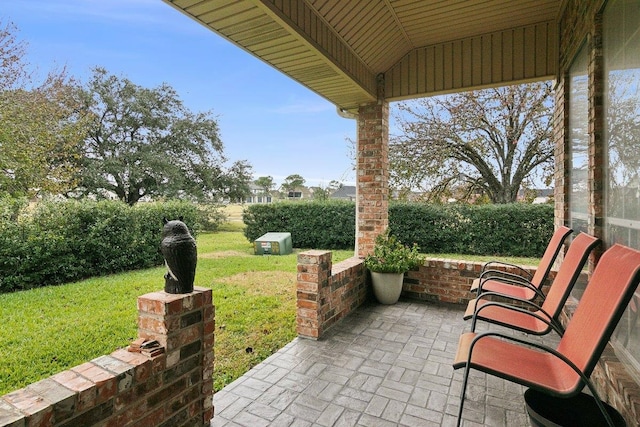 view of patio