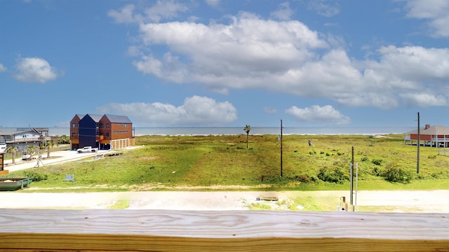 335 Atkinson, Crystal Beach, TX 77650 - view of yard with a water view