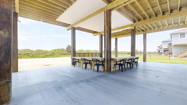 335 Atkinson, Crystal Beach, TX 77650 - view of patio