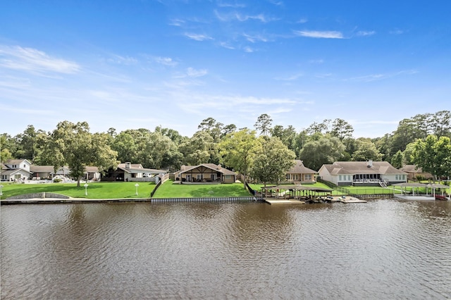 134 Hornbeam, Village Mills, TX 77663 - water view with nearby suburban area