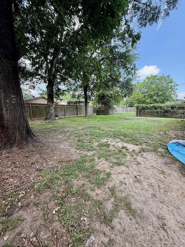 3656 Hemlock St, Orange, TX 77630 - view of fenced backyard