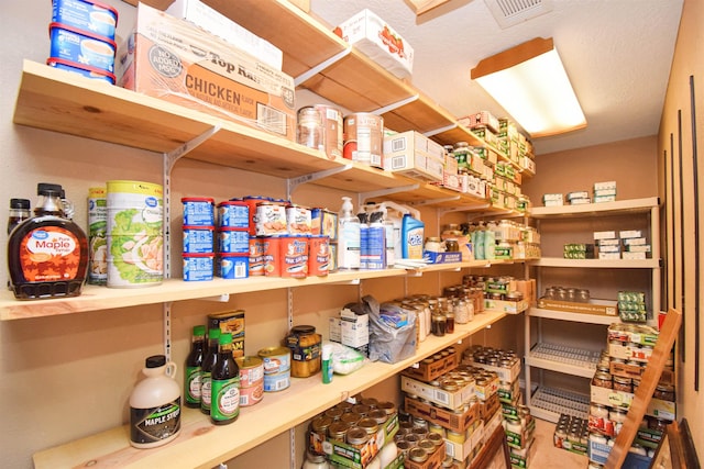 view of pantry