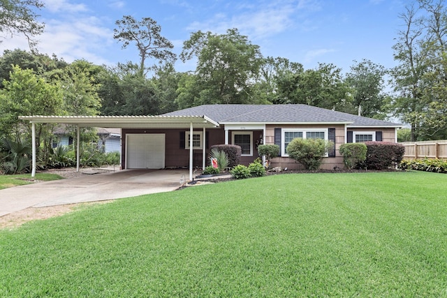 970 Evergreen Ln, Beaumont, TX 77706 - single story home featuring an attached garage and driveway
