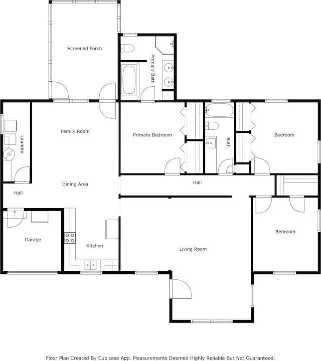 970 Evergreen Ln, Beaumont, TX 77706 - property floor plan