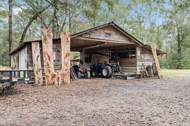 view of outbuilding