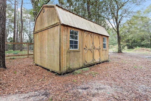 view of outbuilding