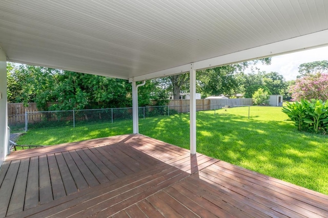 3012 Berry Ave, Groves, TX 77619 - deck with a fenced backyard