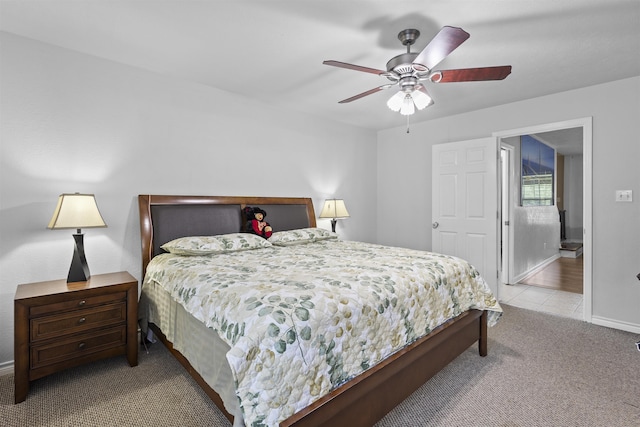 10393 Duncan Rd, Beaumont, TX 77713 - bedroom featuring carpet floors and ceiling fan
