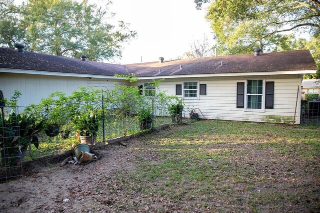 view of rear view of property