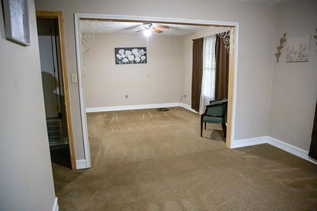 interior space with carpet flooring