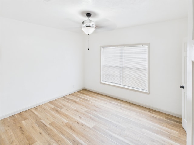 1832 19th St, Port Arthur, TX 77640 - unfurnished room featuring light wood-style floors and a ceiling fan