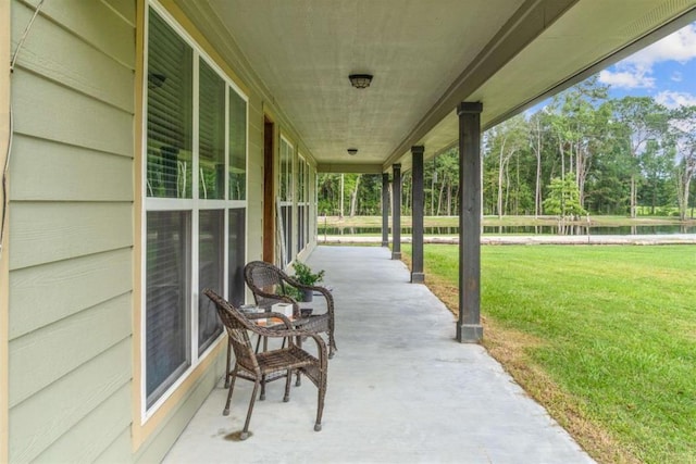 view of patio / terrace featuring a porch