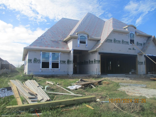 view of property under construction