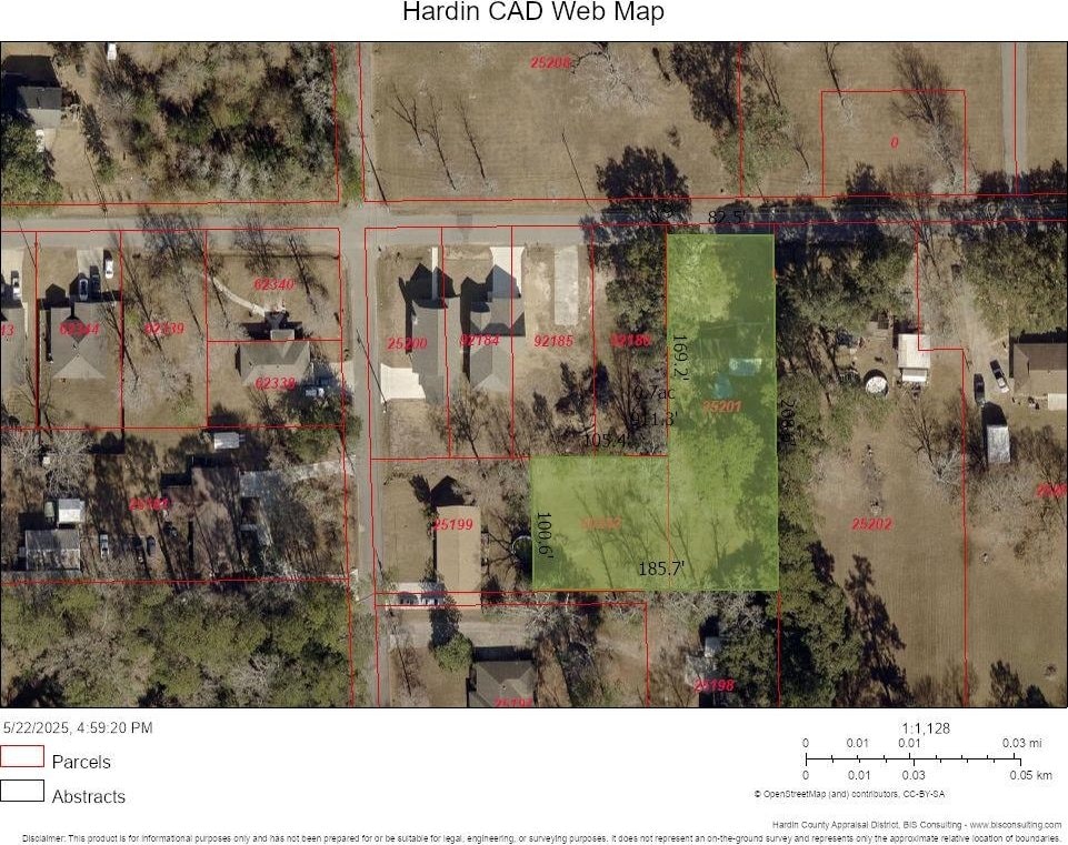 235 Durdin Dr, Silsbee, TX 77656 - map of property location