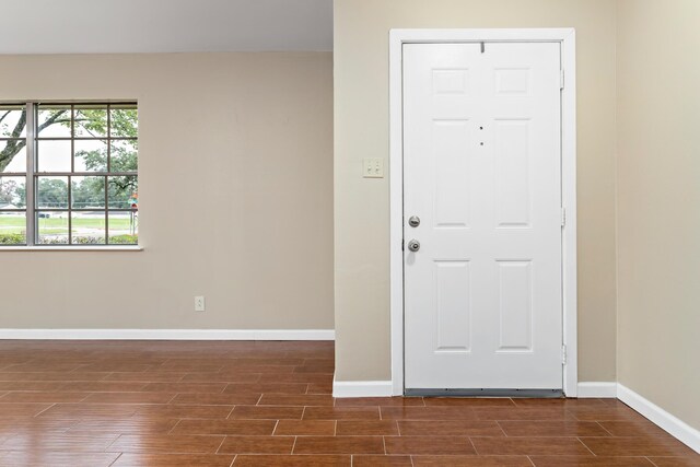 view of entrance foyer