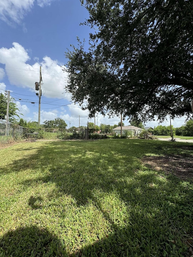 view of yard