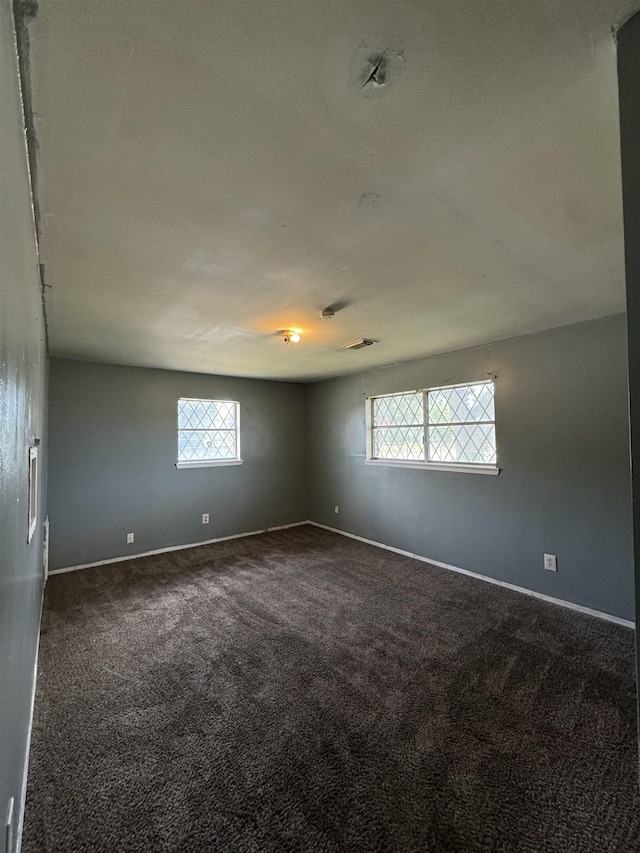 spare room with carpet floors