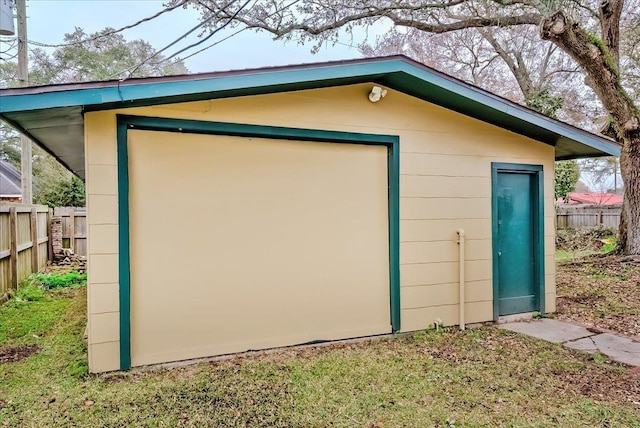 view of outbuilding