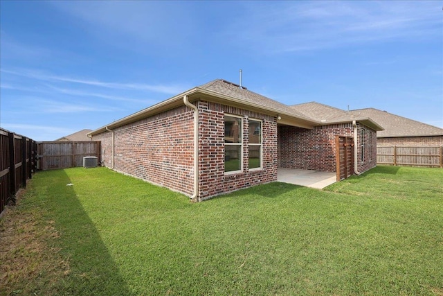4406 Sequoia, Orange, TX 77630 - back of property with brick siding and central AC unit