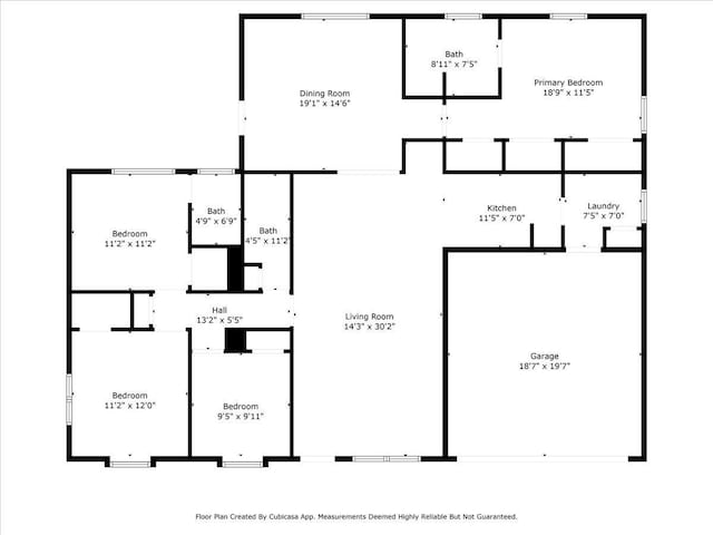 1407 N 15th St, Nederland, TX 77627 - floor plan / room layout