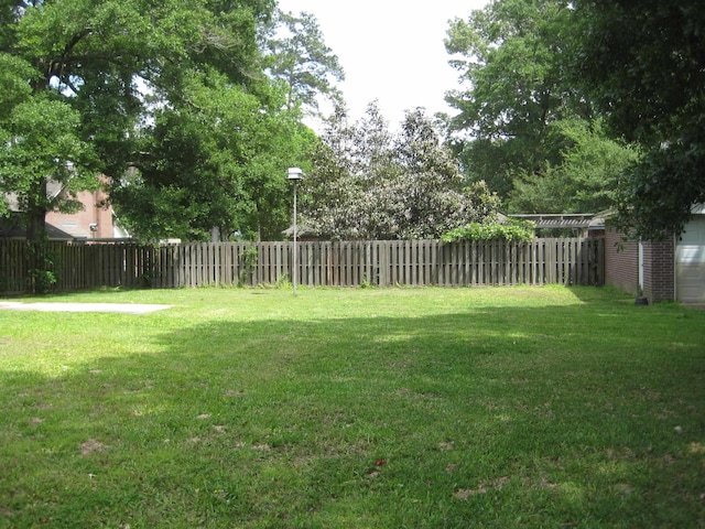 view of yard