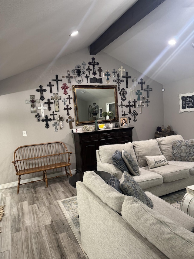 2211 Summer Oak Ln, Orange, TX 77632 - living area featuring wood finished floors and baseboards