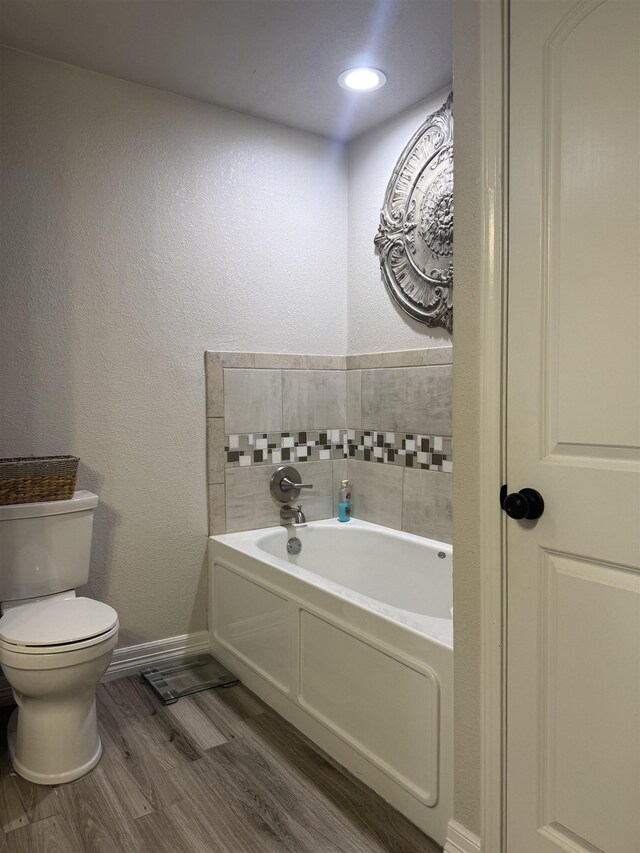 2211 Summer Oak Ln, Orange, TX 77632 - full bathroom with wood finished floors and a bath