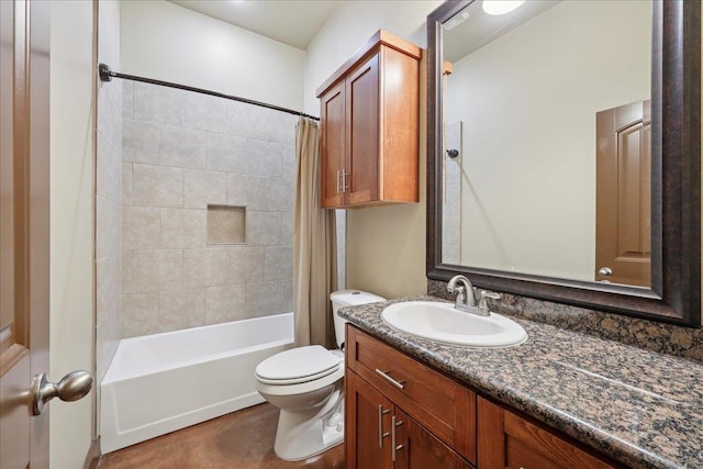 1291 Beachrock Dr, Brookeland, TX 75931 - bathroom with shower / bath combo and vanity