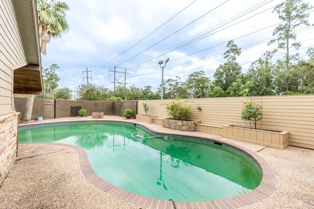 view of pool