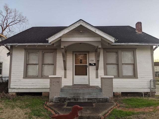 view of front of home