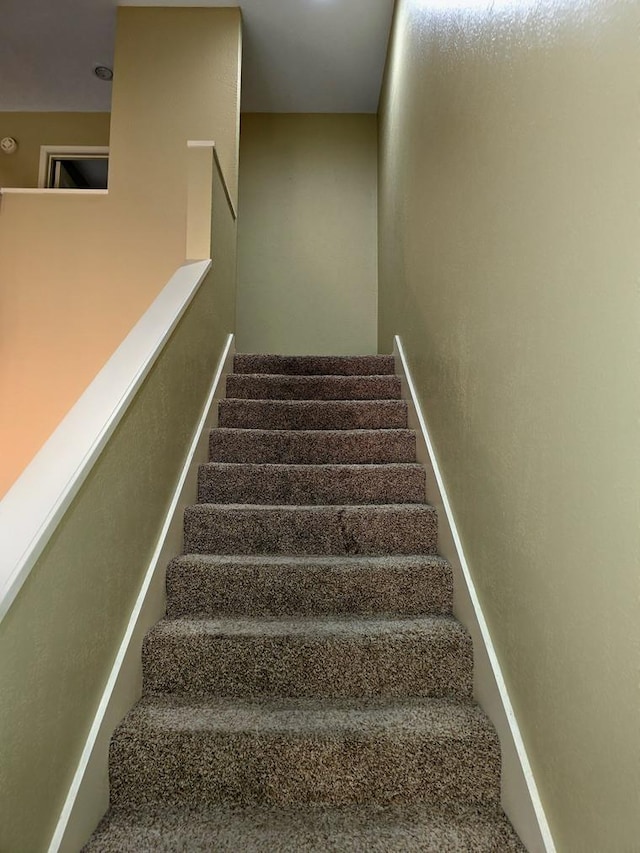 view of staircase