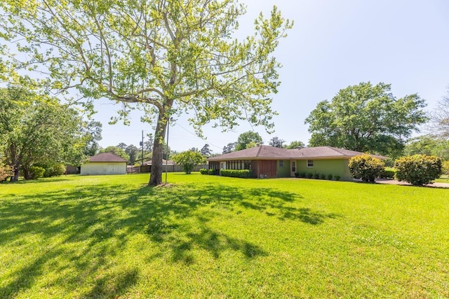 515 Watts Rd, Silsbee, TX 77656 - view of green lawn