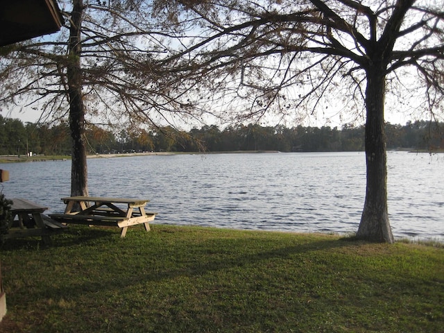 view of water feature