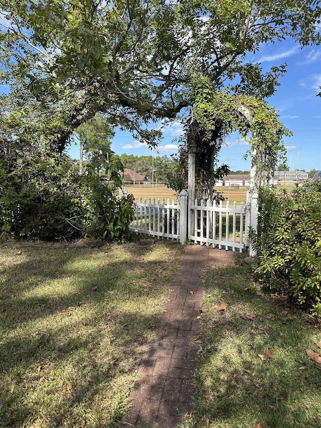 view of yard