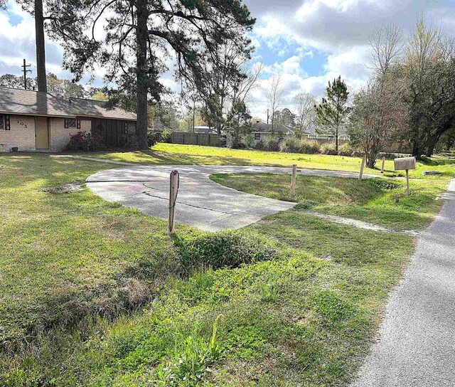 view of yard