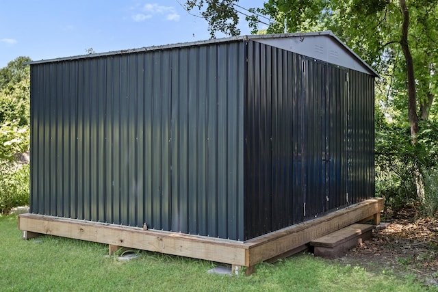 view of outbuilding featuring an outdoor structure