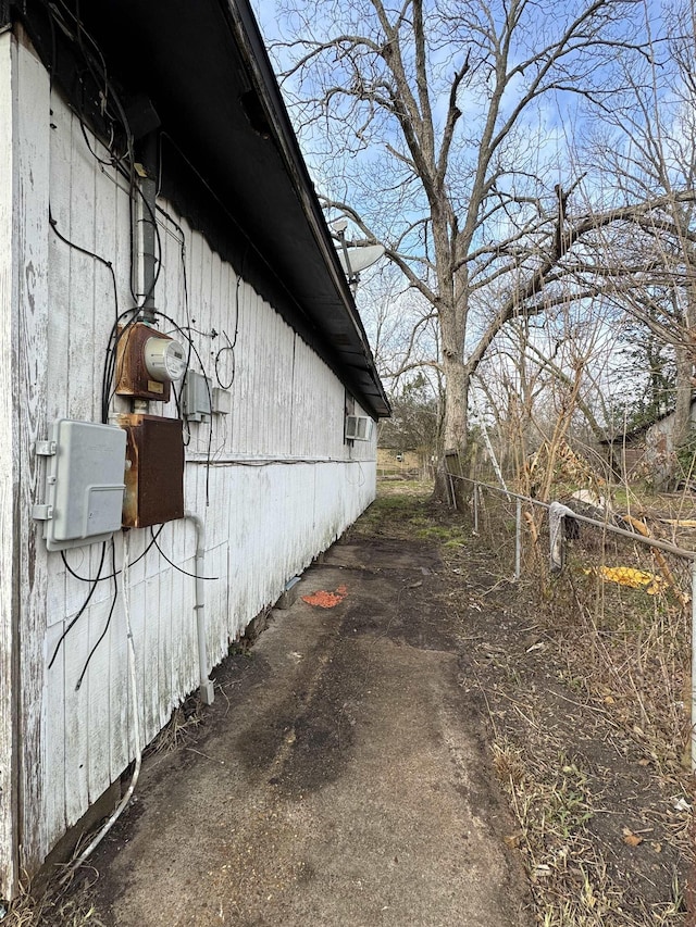 view of side of property