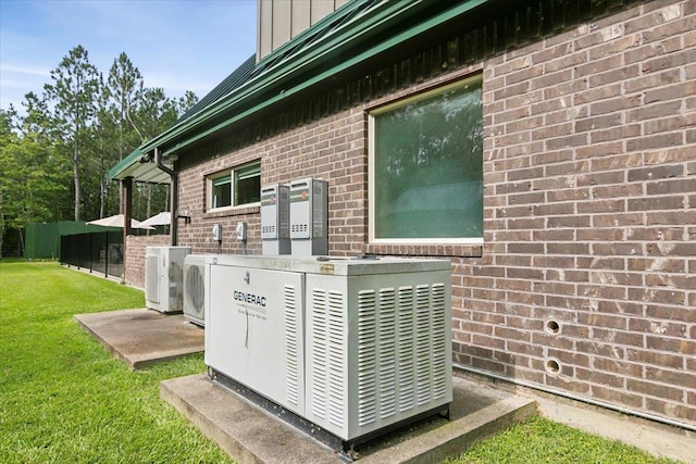 exterior details with ac unit