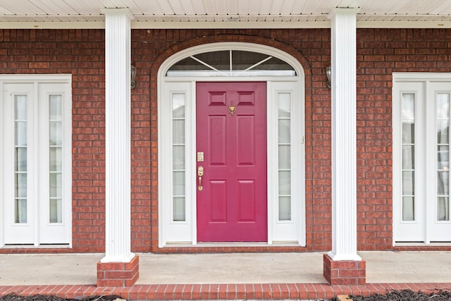 view of entrance to property