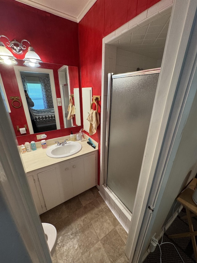 2515 Date St, Port Arthur, TX 77642 - full bath with a shower stall and vanity