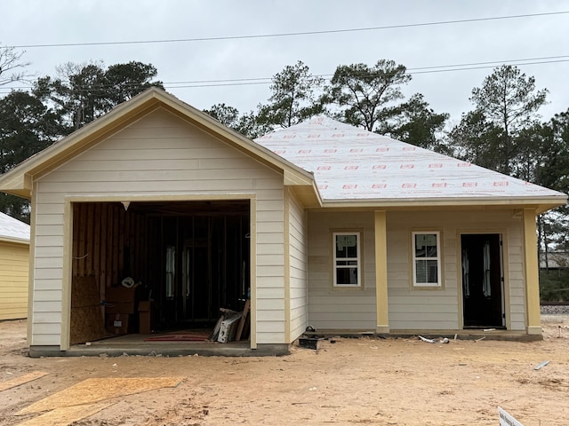 view of front of property