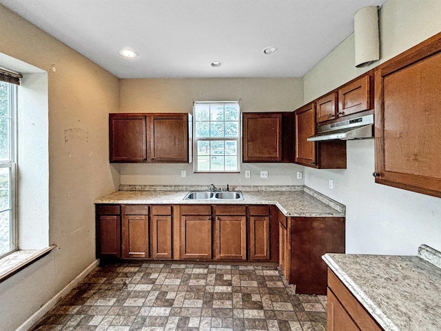 kitchen featuring sink