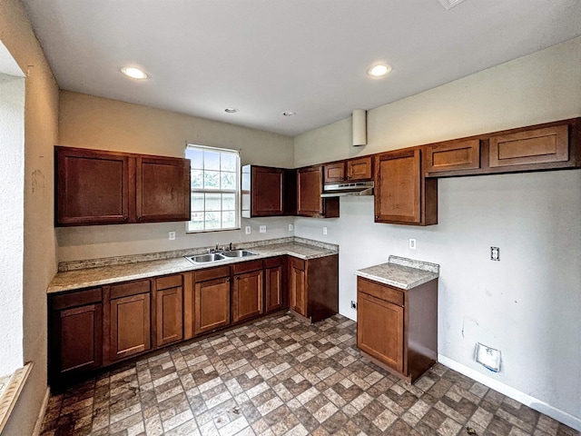 kitchen featuring sink